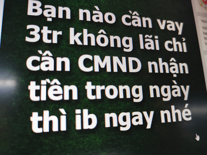 Xuat hien tro lua ep nguoi dung vay online rui ro cao hinh anh 1