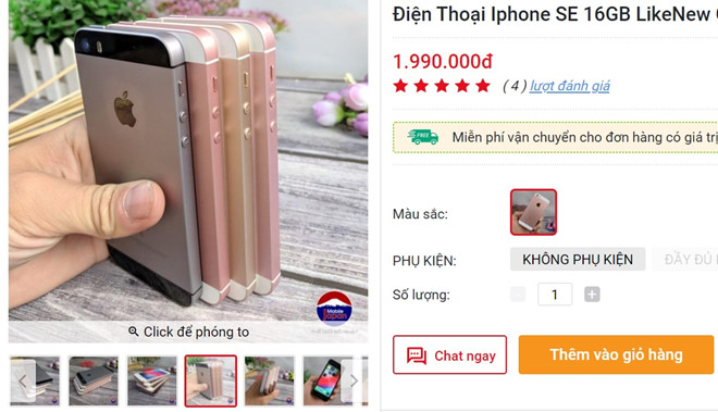 iPhone SE ve gia 2 trieu dong tai Viet Nam hinh anh 1