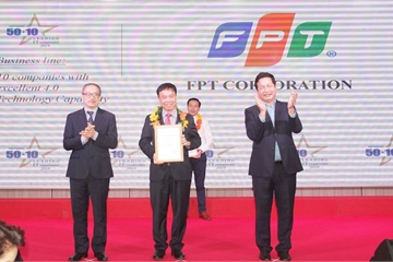FPT được vinh danh Top 10 doanh nghiệp có năng lực công nghệ 4.0 tiêu biểu tại Việt Nam