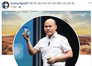 CEO Nguyễn Tử Quảng gia nhập Facebook, công bố Bphone 4 ra mắt đầu năm tới