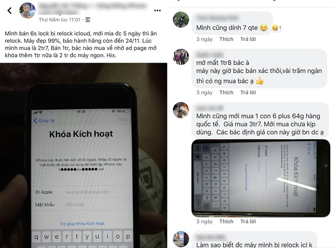 Khong hoa don, nguoi dung iPhone bi khoa o VN phai ban re may hinh anh 1