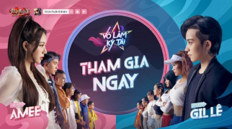 Võ Lâm Truyền Kỳ Mobile khởi động đường đua tìm kiếm tài năng quy mô lớn