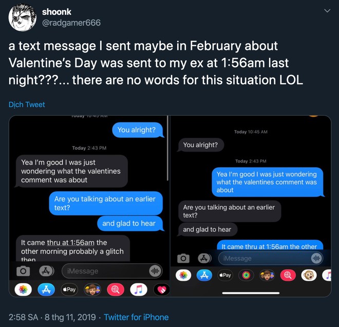 Chang trai bat ngo nhan tin nhan Valentine tu nguoi yeu da chet hinh anh 2