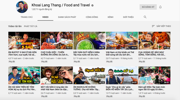 Cuộc chiến đọ view giữa các kênh du lịch - ẩm thực hot nhất hiện nay: Khoa Pug, Bà Tân cũng phải “chào thua” trước YouTuber này! - Ảnh 2.