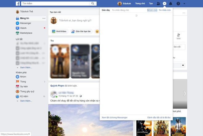 Nhiều người Việt không thể truy cập Facebook Messenger