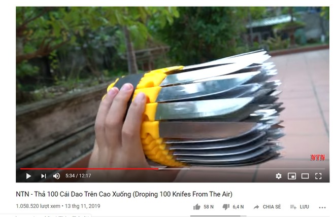 Sau video tha dao nguy hiem, YouTuber NTN van thach thuc cong dong hinh anh 3
