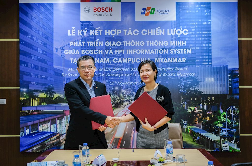 Tập đoàn Bosch hợp tác cùng FPT IS cung cấp giải pháp giao thông thông minh cho Việt Nam, Campuchia và Myanmar