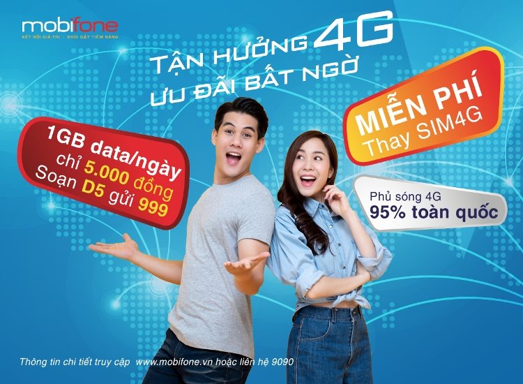 Rộn ràng với các gói cước 4G và chương trình ưu đãi cuối năm của MobiFone