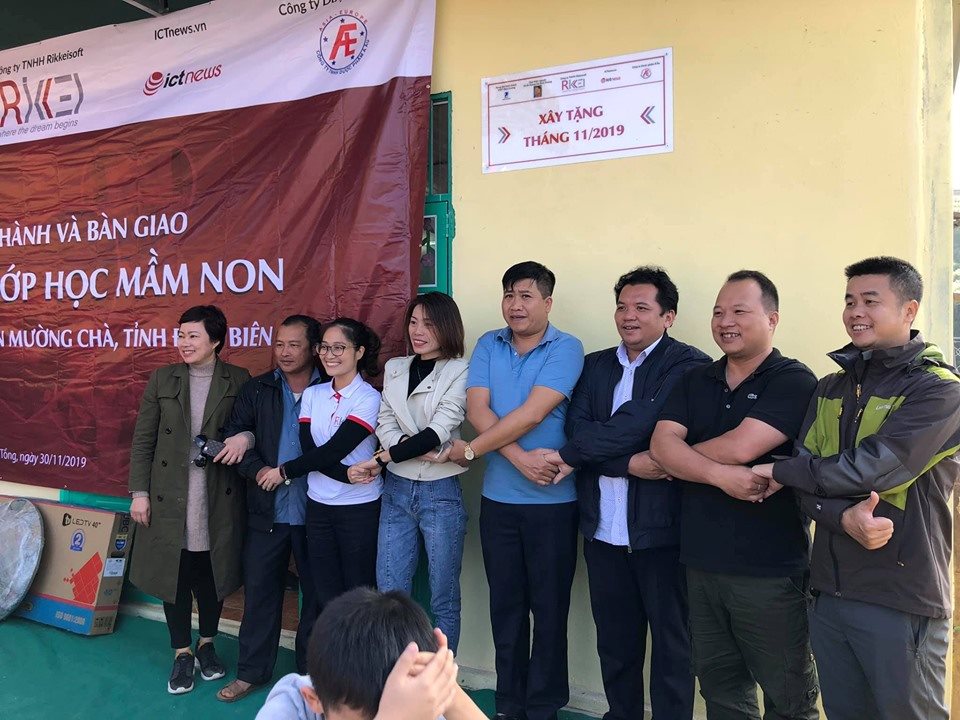 ICTnews khánh thành và bàn giao lớp học mầm non xã Sá Tổng, Điện Biên