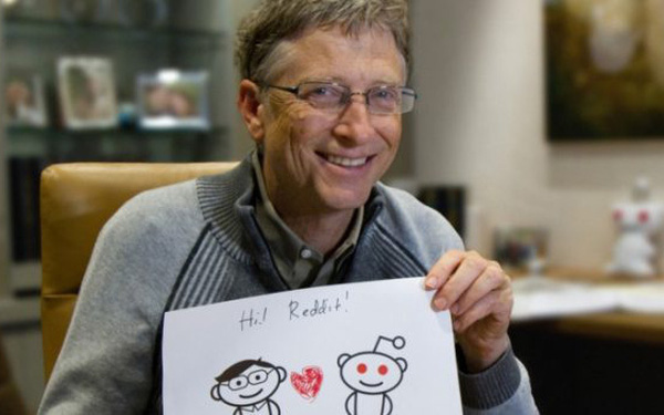Không chỉ là YouTuber đạt nút vàng, tỷ phú Bill Gates còn là Redditor cực khủng