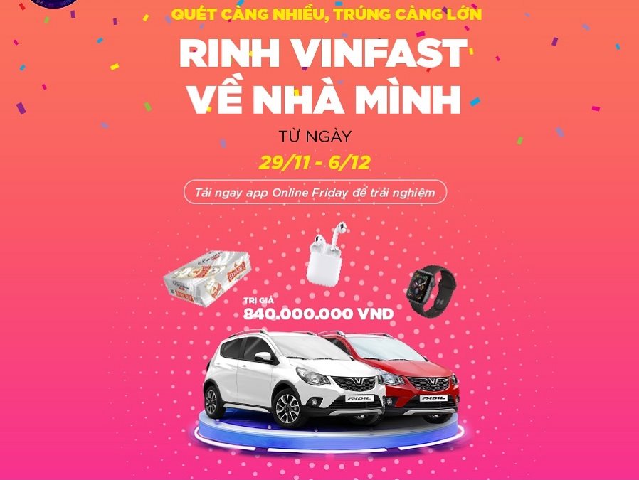 Tổng hợp cách săn thưởng ngày Online Friday 2019