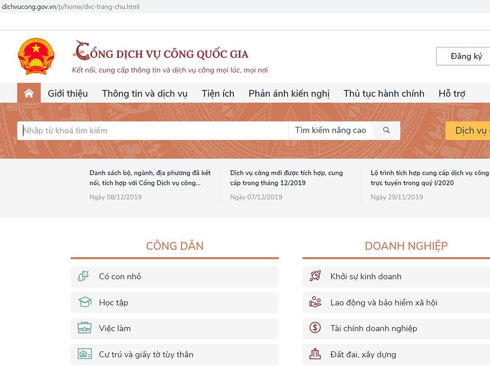 Chiều nay, Cổng dịch vụ công quốc gia chính thức đi vào hoạt động