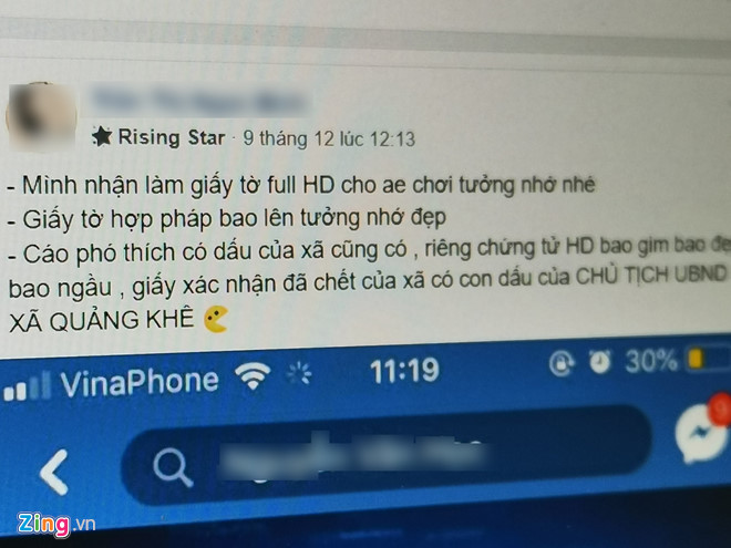 Dich vu 'die nick' Facebook quang cao ram ro tai Viet Nam hinh anh 2 