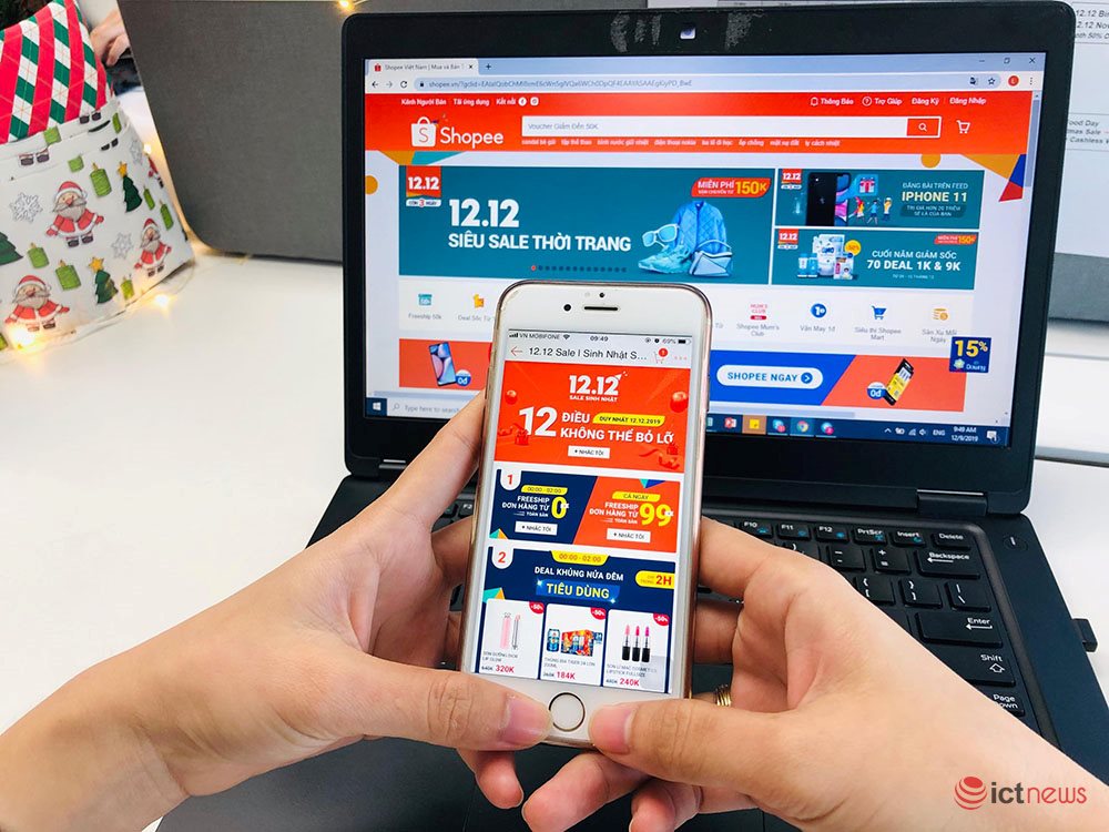 Shopee: Số điện thoại bán ra trong sự kiện “12.12 Sale Sinh Nhật” có thể phủ kín 3 sân bóng đá