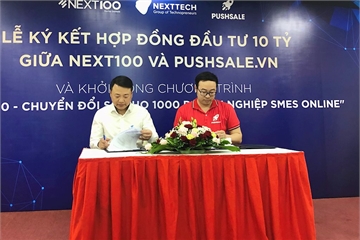 Shark Nguyễn Hòa Bình đầu tư vào Pushsale.vn, muốn startup chuyển đổi số tấn công sang thị trường Đông Nam Á