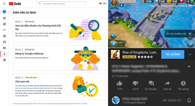 YouTube quang cao 'chui' tren kenh chua bat kiem tien o Viet Nam? hinh anh 2 Screenshot_2.jpg