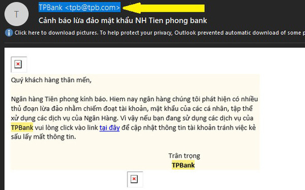 Nhận được email cảnh báo lừa đảo từ ngân hàng, đây là cách tôi ngay lập tức nhận biết người gửi mới chính là kẻ lừa đảo