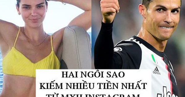 Đăng ảnh lên Instagram - Nghề ‘tay trái’ giúp các siêu sao như CR7 và Kendall Jenner đã giàu lại càng thêm giàu, bỏ túi cả triệu USD mỗi bài đăng!