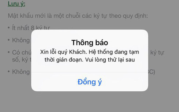 Chưa đến Tết, dịch vụ ngân hàng điện tử đã chập chờn