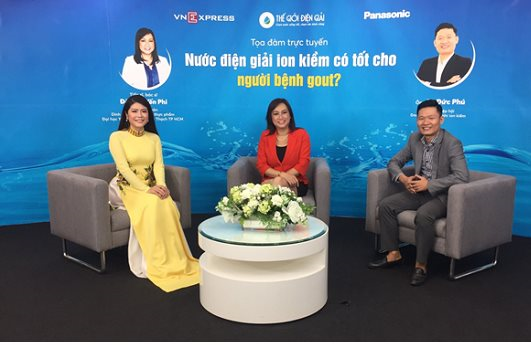 Nước điện giải ion kiềm giúp cải thiện bệnh gout được bác sĩ khuyên dùng