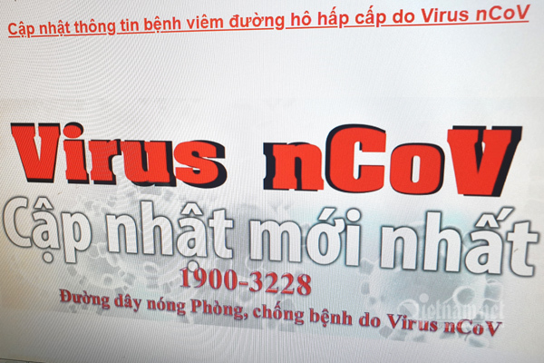 Website theo dõi tình hình lây nhiễm virus Corona 24/7