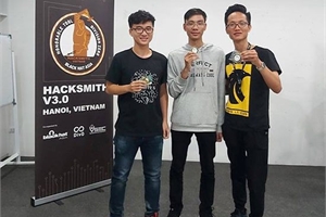 3 sinh viên Việt Nam sẽ dự sự kiện quốc tế về bảo mật Black Hat Asia 2020