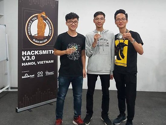 3 sinh viên Việt Nam sẽ dự sự kiện quốc tế về bảo mật Black Hat Asia 2020