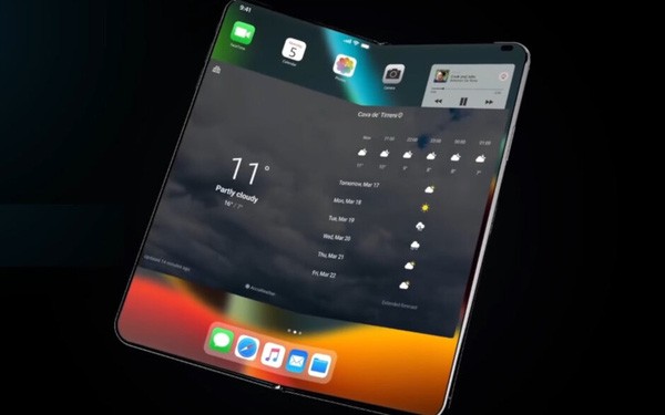 Bằng sáng chế mới của Apple cho thấy một chiếc iPhone màn hình gập sẽ không còn xa