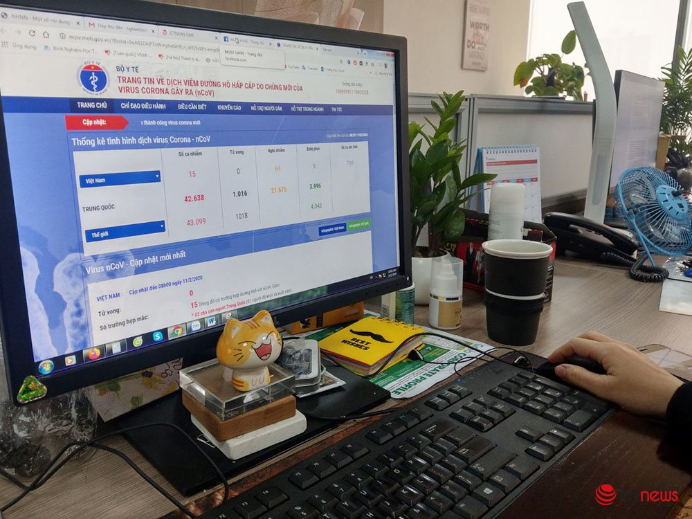 Sau 4 ngày ra mắt, kênh thông tin chuyên biệt về dịch Corona đã có gần 500.000 lượt truy cập