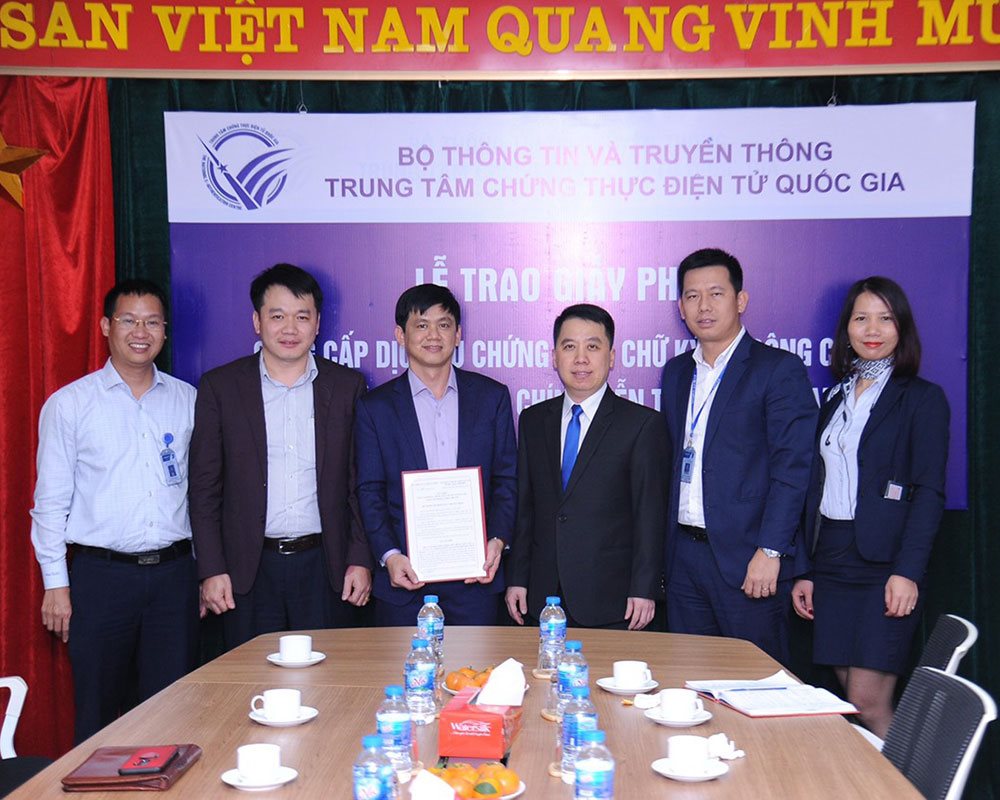 VNPT là đơn vị đầu tiên được cấp phép lần 3 cung cấp dịch vụ Chữ ký số VNPT-CA
