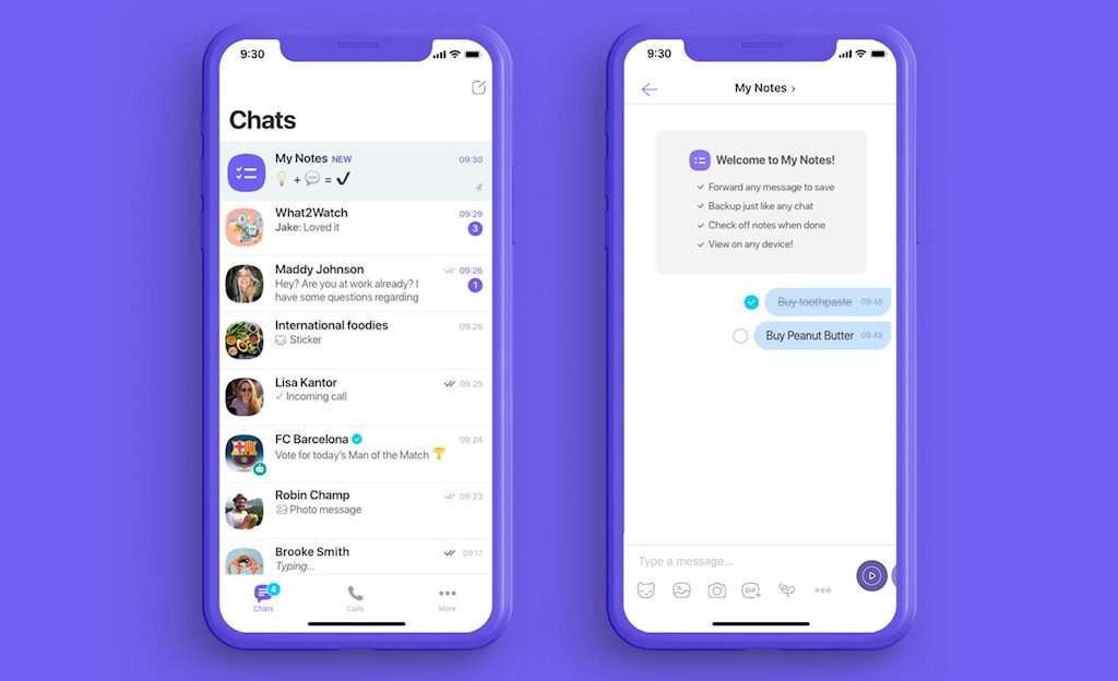 Viber ra mắt tính năng mới My Notes