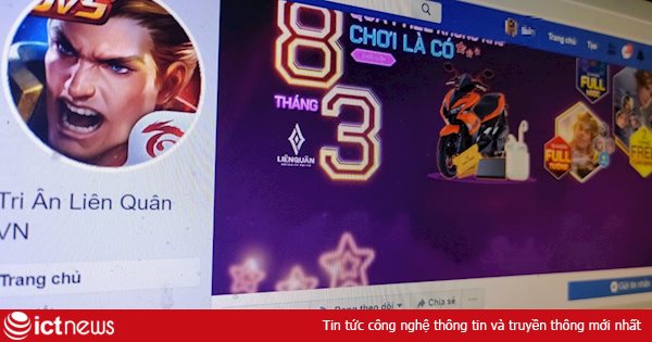 Quảng cáo lừa đảo tài khoản Liên Quân lan tràn trên Facebook