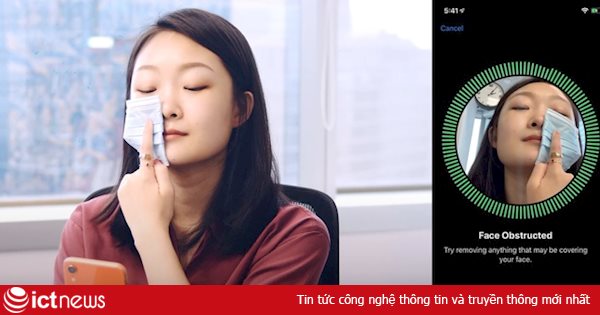 Cách mở khóa iPhone khi vẫn đeo khẩu trang