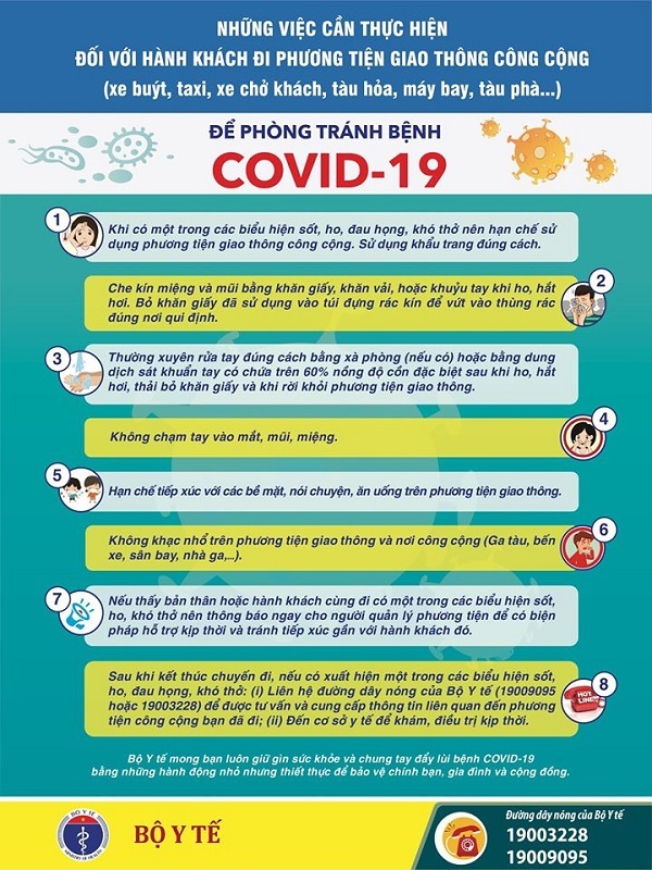 8 việc cần tránh để không nhiễm Covid-19 khi đi máy bay, xe khách, taxi