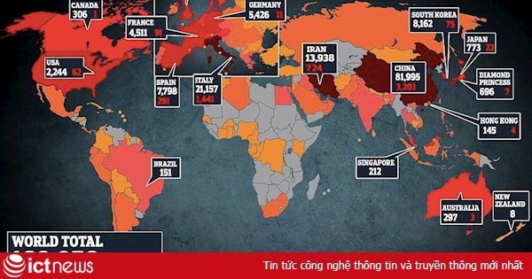 Số ca tử vong, nhiễm mới Covid-19 tăng chưa từng có ở nhiều nước