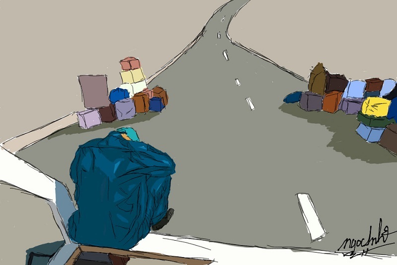 ‘Những anh hùng thầm lặng’ qua tranh vẽ của nữ sinh Đà Nẵng