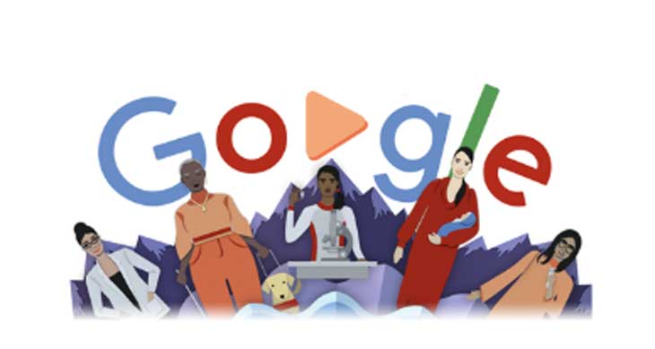 Google Doodle mừng ngày quốc tế phụ nữ 2020
