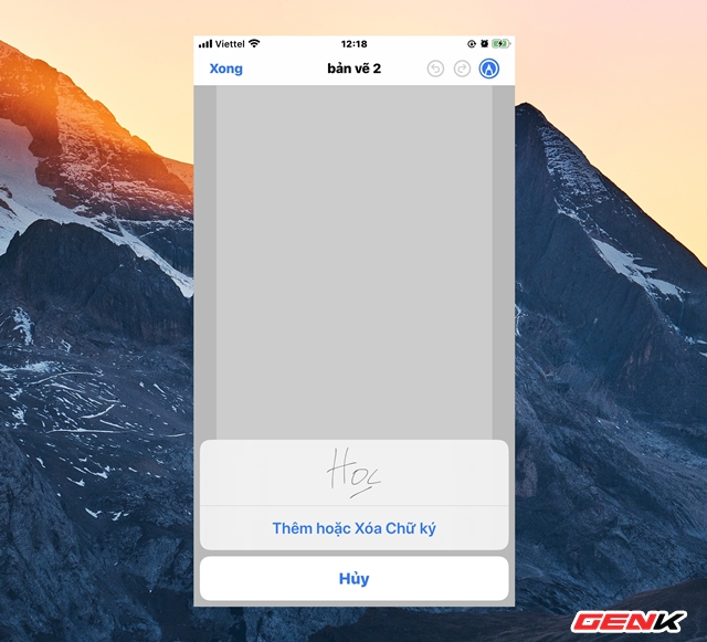 Cách tạo chữ ký cá nhân cực nhanh trên iPhone để ký các giấy tờ khi cần thiết - Ảnh 11.