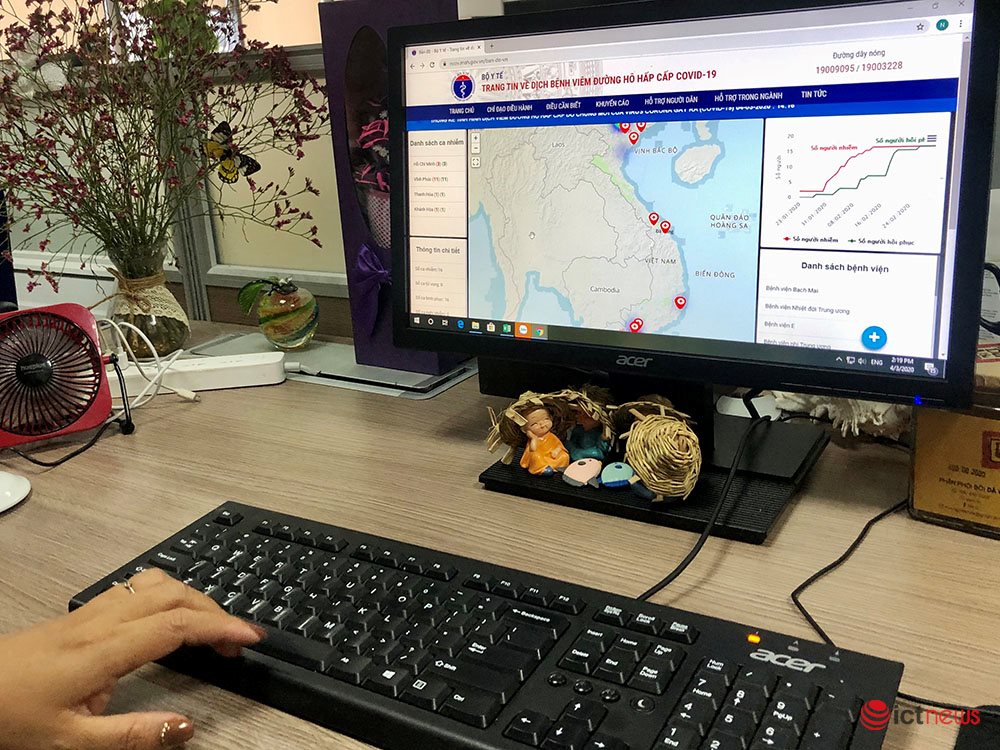 Cổng thông tin của Bộ Y tế về dịch Covid-19 vượt mốc 1 triệu người dùng