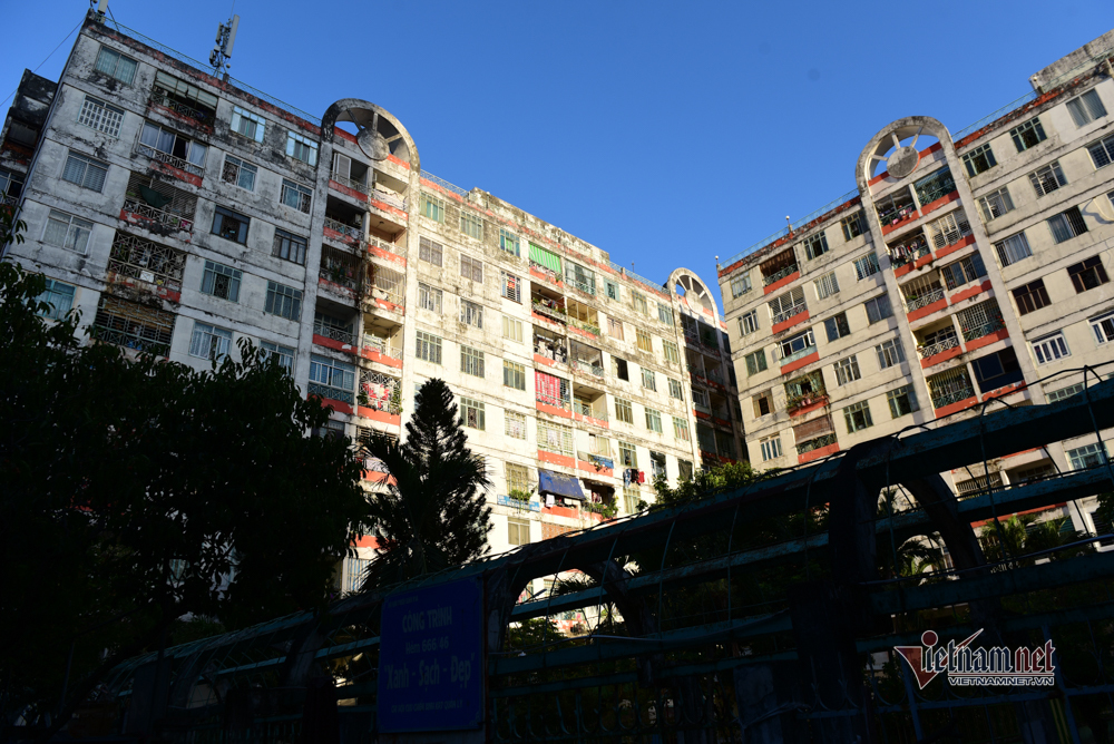 Cảnh tiếp nhu yếu phẩm vào khu cách ly chung cư hơn 1.000 dân ở quận 10