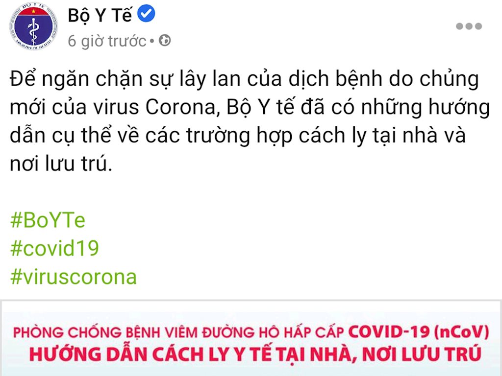 Hợp tác với Bộ Y tế, mạng xã hội Việt lập kênh truyền thông chính thống dịch Covid-19