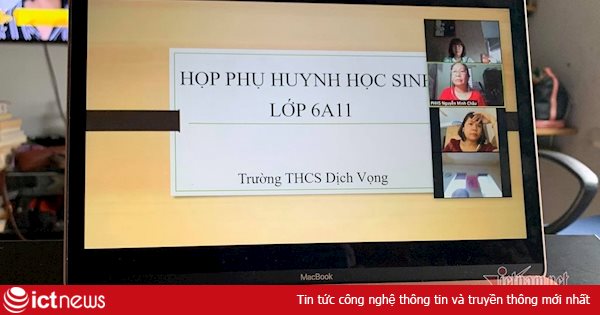 Họp phụ huynh cũng... trực tuyến vì Covid-19