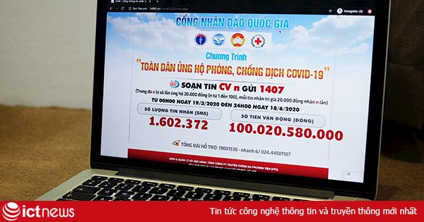 Đã có hơn 100 tỷ đồng ủng hộ phòng, chống Covid-19 qua Cổng Nhân đạo 1407