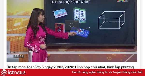 Địa chỉ học trực tuyến trên kênh Hà Nội 2 dành cho các khối lớp