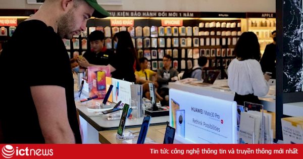 Thị phần smartphone Huawei tại Việt Nam xuống thấp