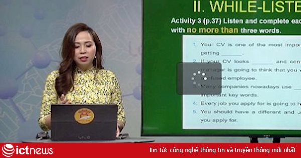 Lịch học trực tuyến trên Đài Truyền hình Hà Nội tuần này