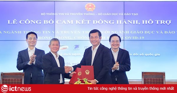 Toàn ngành TT&TT cam kết hỗ trợ ngành Giáo dục để “tạm dừng đến trường, không dừng việc học”