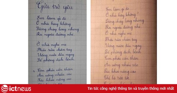 Lời nhắn nhủ xúc động của cô giáo gửi học trò trong đại dịch Covid-19