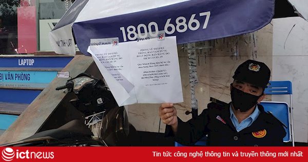 Hình ảnh các chuỗi bán lẻ công nghệ tại Hà Nội đồng loạt đóng cửa trước giờ G