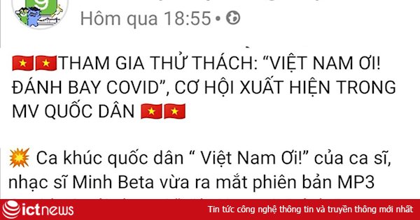 Mạng xã hội Gapo đồng hành cùng “Việt Nam Ơi! Đánh Bay COVID”